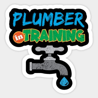 Plumber In Training Sticker